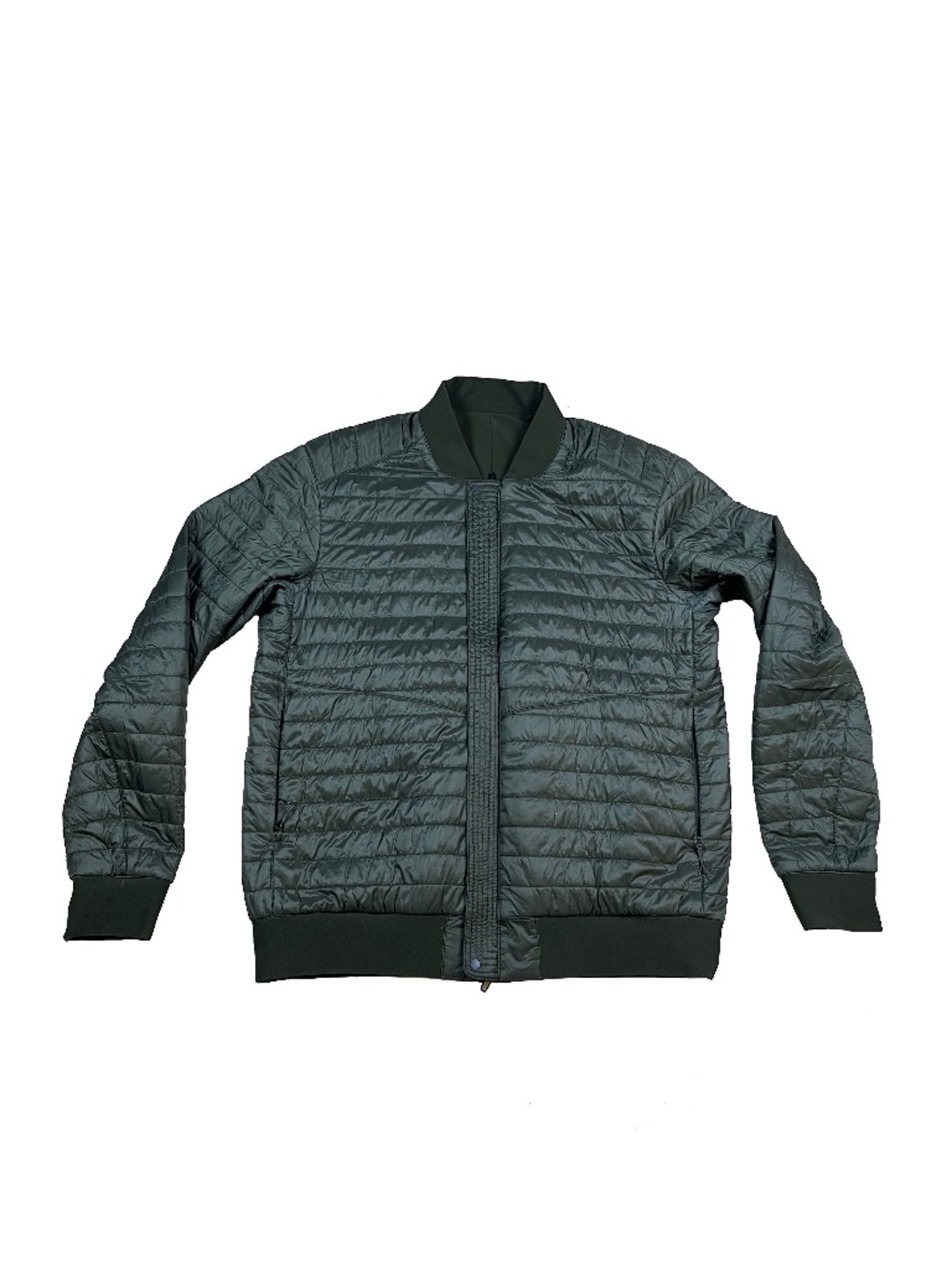 Lululemon Switch Over Bomber Jacket Reversible Primaloft Insulated Olive.